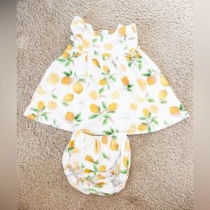 Baby Club Chic Lemonade Dress. 9-12 months.